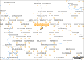 map of Osinovka