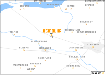 map of Osinovka