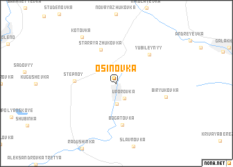 map of Osinovka