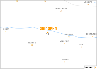 map of Osinovka