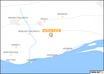 map of Osinovka