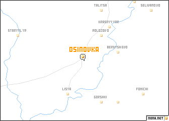 map of Osinovka