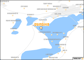 map of Osinovka