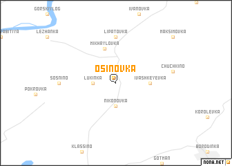 map of Osinovka