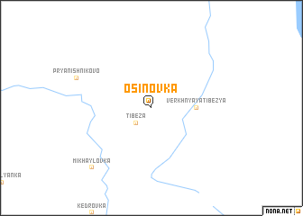 map of Osinovka