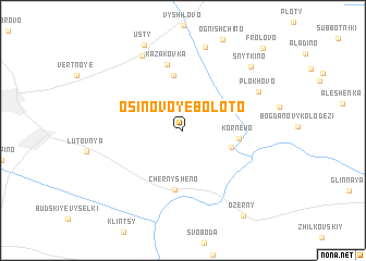 map of Osinovoye Boloto