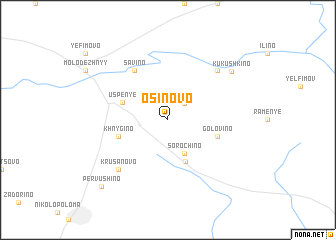 map of Osinovo