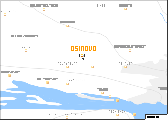 map of Osinovo