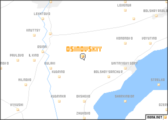 map of Osinovskiy