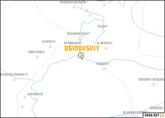 map of Osinovskiy