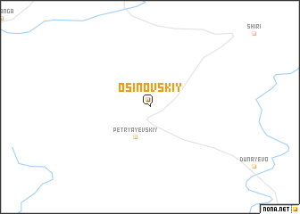 map of Osinovskiy