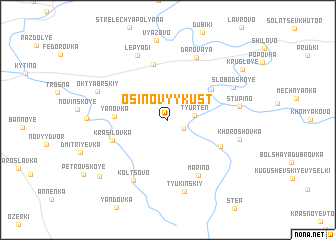 map of Osinovyy Kust