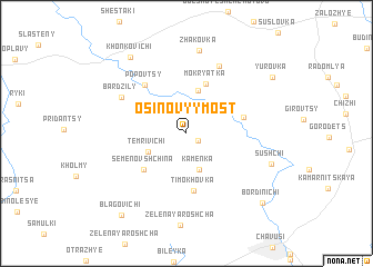 map of Osinovyy Most