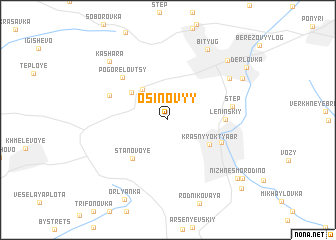 map of Osinovyy