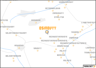 map of Osinovyy