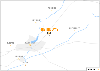 map of Osinovyy