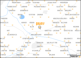 map of Osiny