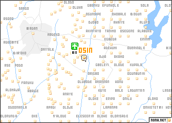 map of Osin