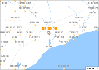 map of Osiokpo