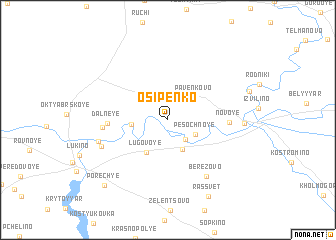 map of Osipenko