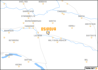map of Osipova