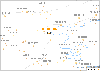 map of Osipova