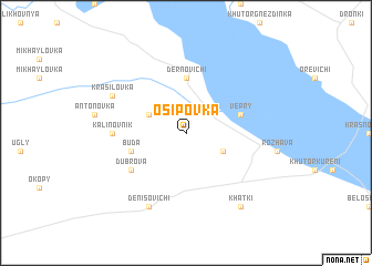 map of Osipovka