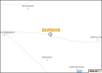 map of Osipovka
