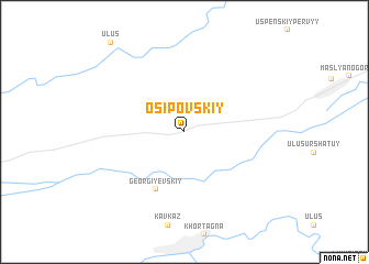 map of Osipovskiy