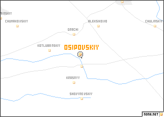 map of Osipovskiy