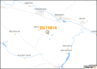 map of Ositnaya