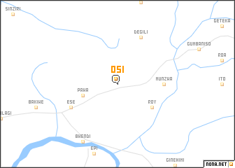 map of Osi