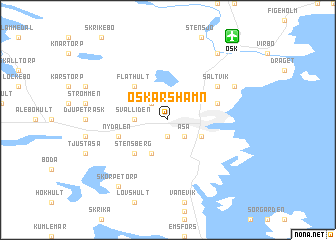 map of Oskarshamn