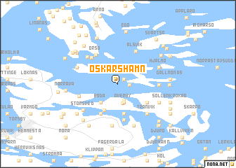 map of Oskarshamn