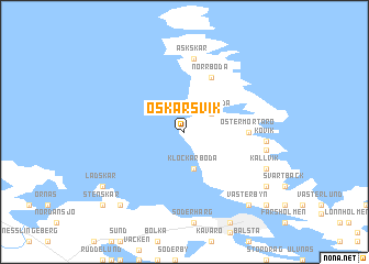 map of Öskärsvik