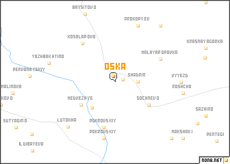 map of Oska