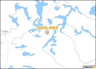 map of Oskelaneo