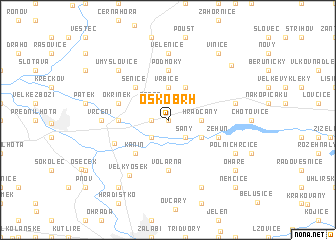 map of Oškobrh