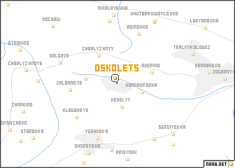 map of Oskolets