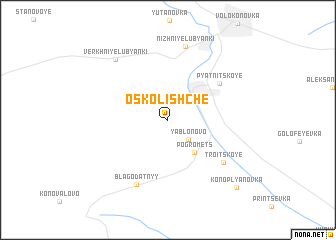 map of Oskolishche