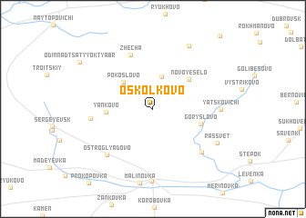 map of Oskolkovo