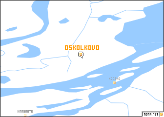 map of Oskolkovo