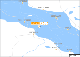 map of Oskolkovo