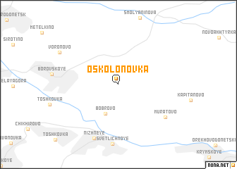 map of Oskolonovka