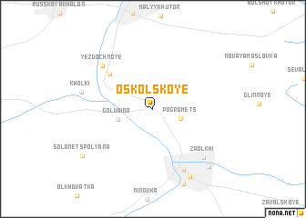 map of Oskol\