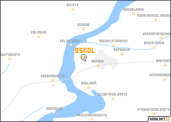 map of Oskol