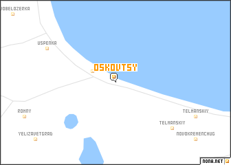 map of Oskovtsy