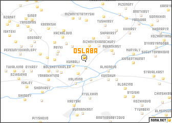 map of Oslaba