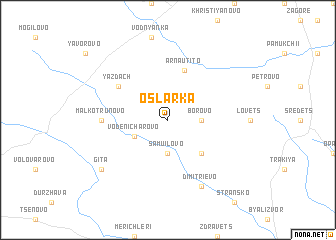 map of Oslarka