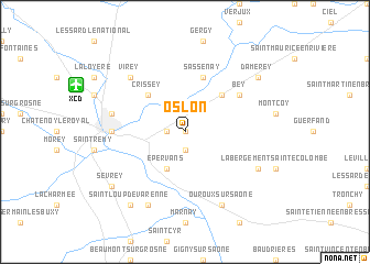 map of Oslon